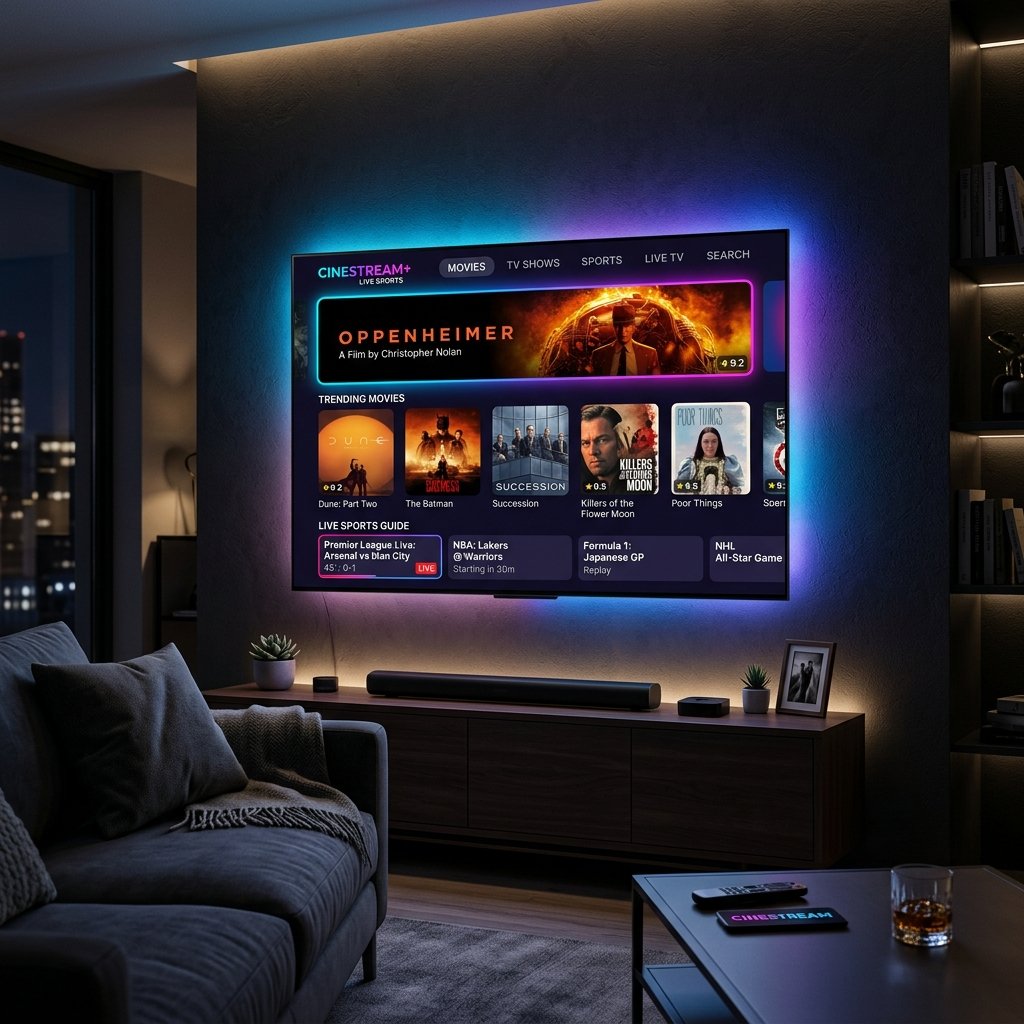 IPTV Smarters Pro Premium Interface
